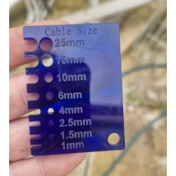 Cable size guide (Custom...